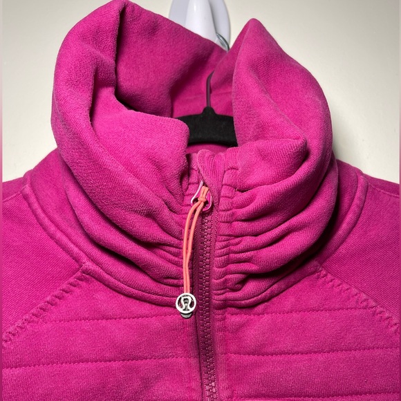 Lululemon Rasberry/Guava Calm And Cozy Scubba Cotton in Size 10 - Picture 4 of 10